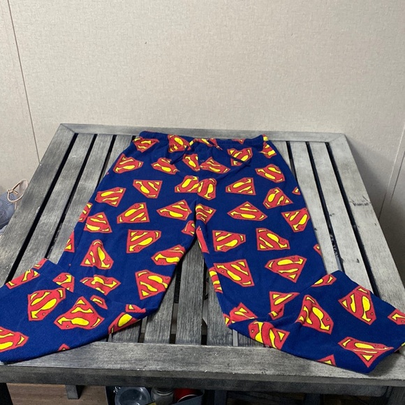 DC Comics Other - Superman fleece bottoms. Size xl